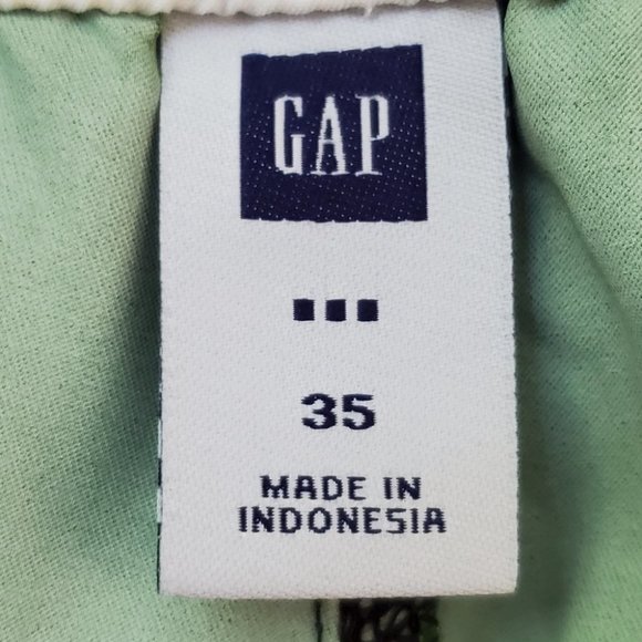 GAP Black Green Activewear Beach Wear Water Sports Board Shorts Size 35 - Picture 8 of 10